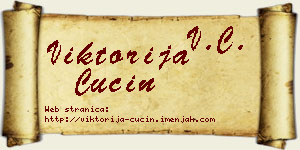 Viktorija Cucin vizit kartica